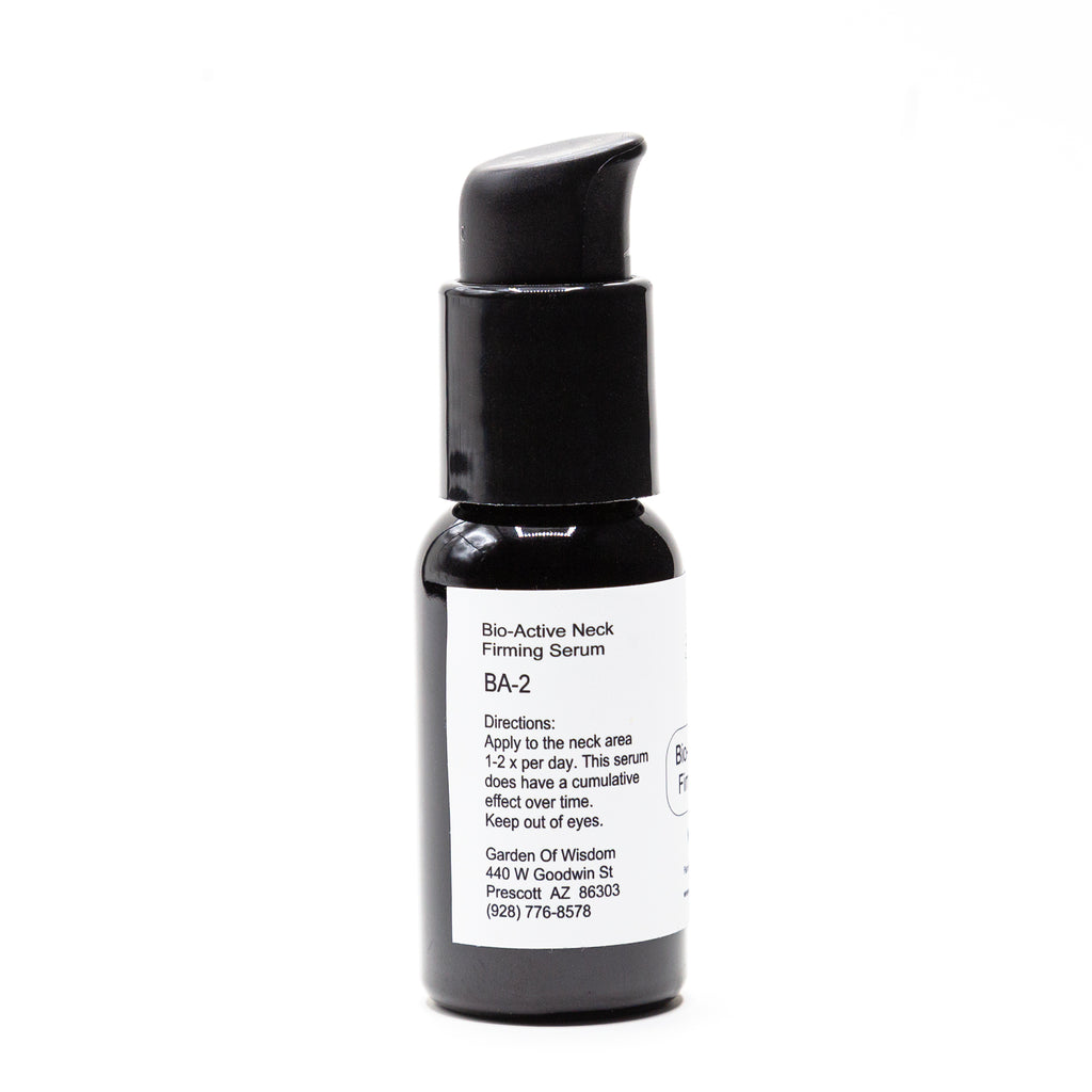 Bio-Active Neck Firming Peptide Serum | Garden Of Wisdom Skincare