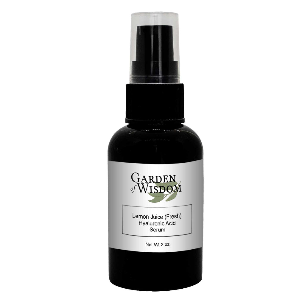 Lemon Juice (fresh) Hyaluronic Acid Serum | Garden Of Wisdom Skincare