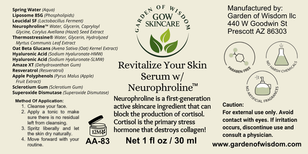 Revitalize Your Skin Serum w/Neurophroline