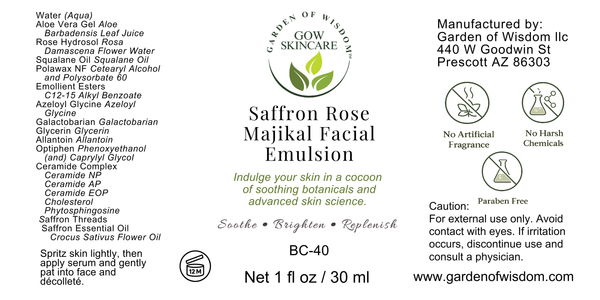 Saffron Rose Majikal Facial Emulsion