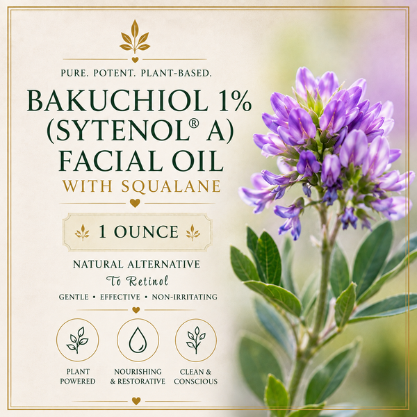 Bakuchiol 1% (Sytenol® A) Facial Oil w/ Squalane