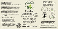 Micellar Cleansing Dew Normal to Oily Skin Profile