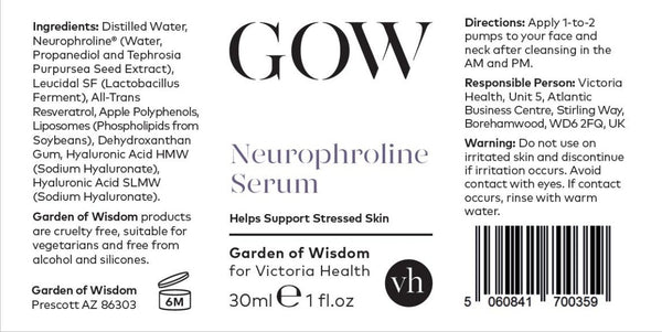 Neurophroline Serum - Victoria Health by Garden of Wisdom (1 ounce)