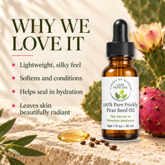 Prickly Pear Seed Oil -  The Secret to Timeless Radiance