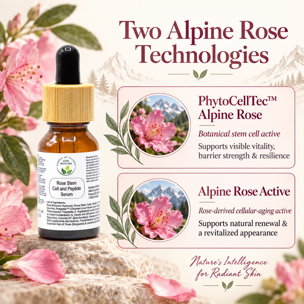 Rose Stem Cell & Peptide Serum - Floral Peptide Infusion for Renewed Skin Vitality