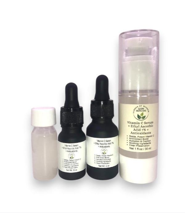 Vitamin C Serum + Ethyl Ascorbic Acid 7% + Antioxidants | Garden of Wisdom