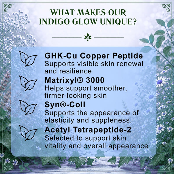 Indigo Glow Copper .5% Peptide Renewal Serum
