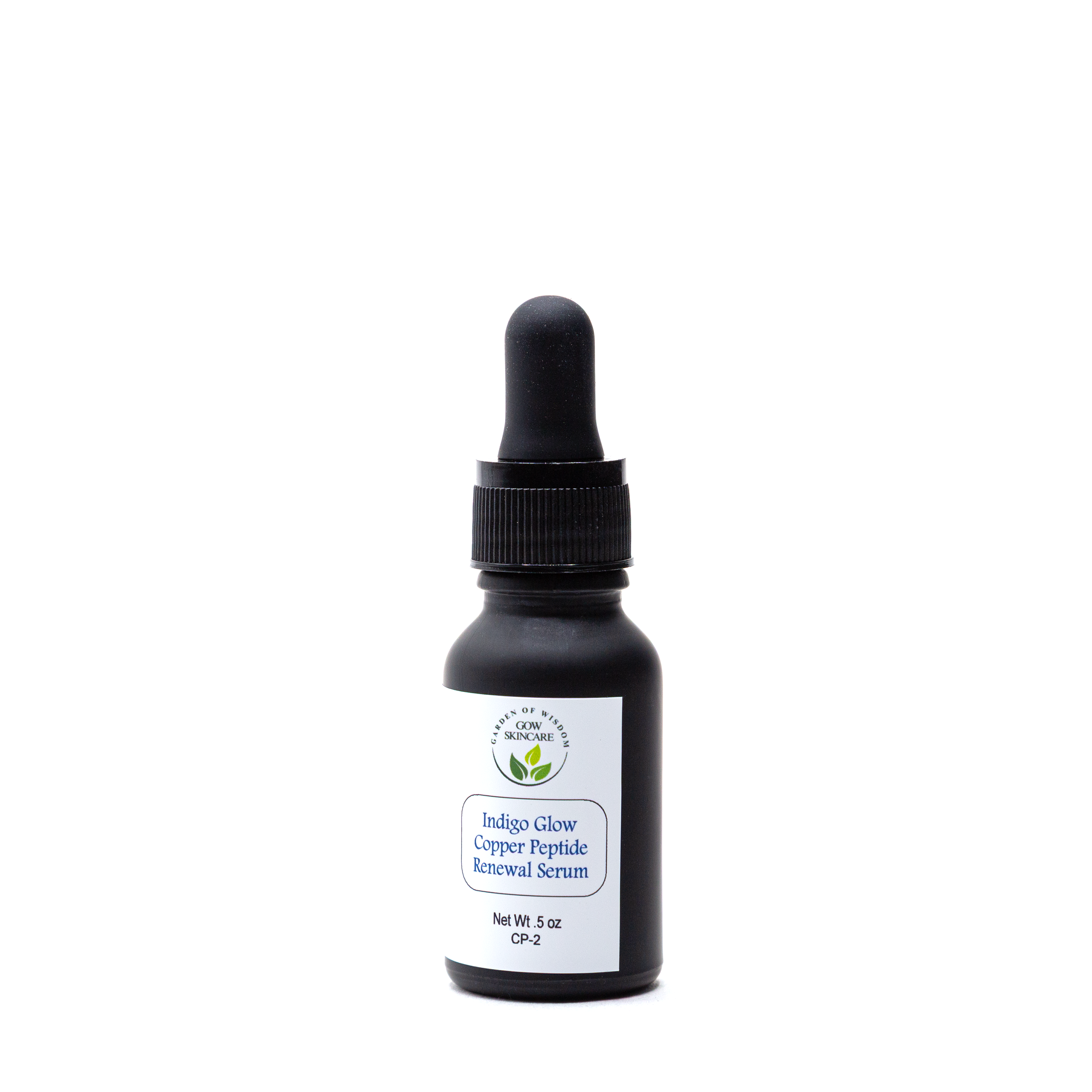 Indigo Glow Copper .2% Peptide Renewal Serum | Garden Of Wisdom Skincare Indigo Glow Copper .2% Peptide Renewal Serum | Garden Of Wisdom Skincare